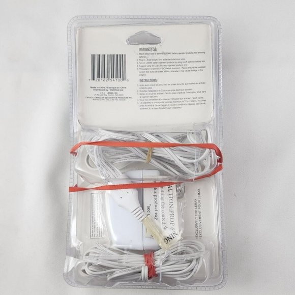 Lemax AC Power Adapter 4-Output Jacks 1995 Dickensvale Christmas Village Tested - Picture 2 of 3